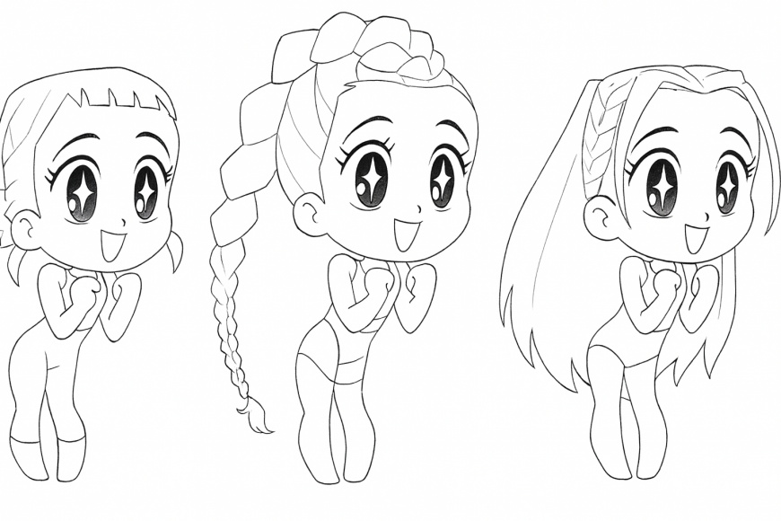 Chibi Zoey Mira and Rumi