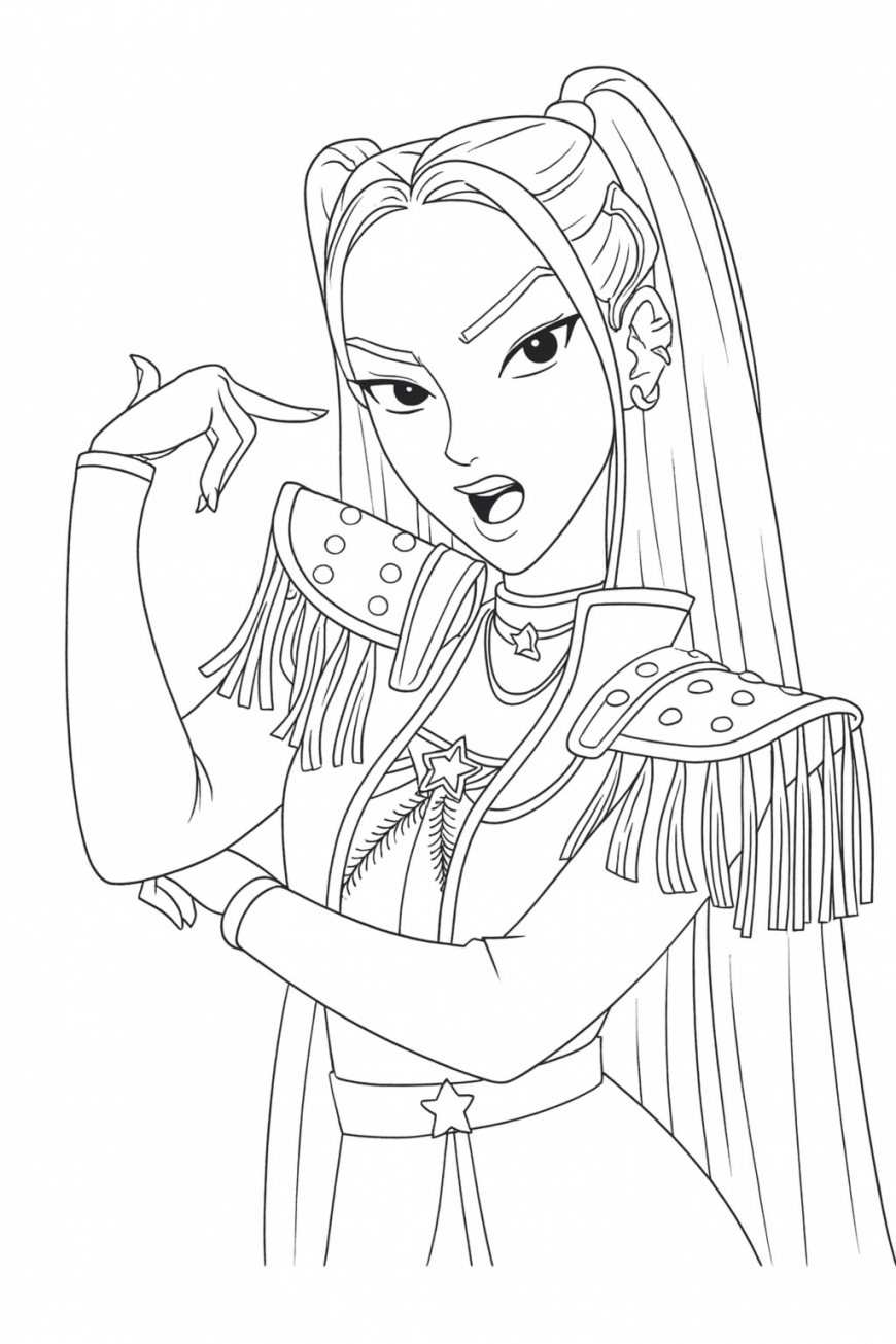 KPop Demon Hunters Coloring Pages Free Download Print Blog